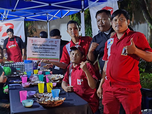 Warung Seribu Cinta SalamAid Hadirkan Kebersamaan di Halaman Graha Pena Radar Bogor