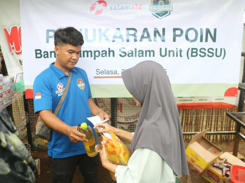 Bank Sampah Salam Gelar Penukaran Poin di Kampung Petir dan Katulampa 