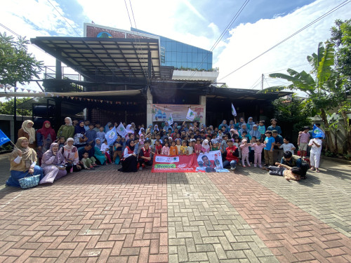 Momen Kebahagiaan Anak-Anak Yatim Dhuafa Bersama SalamAid dan Sekolah Alam Naufal & Zahra 