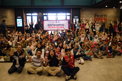 Kegiatan Nonton Film Jumbo Bareng Anak Yatim dan Dhuafa Meriahkan Road to Bogor Makers Fair 2025