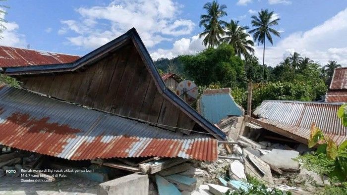 Update Gempa M6,7 Sulawesi Tengah: 1 Korban Meninggal Dunia, Ribuan Jiwa Terdampak, Sigi Jadi Wilayah Terparah