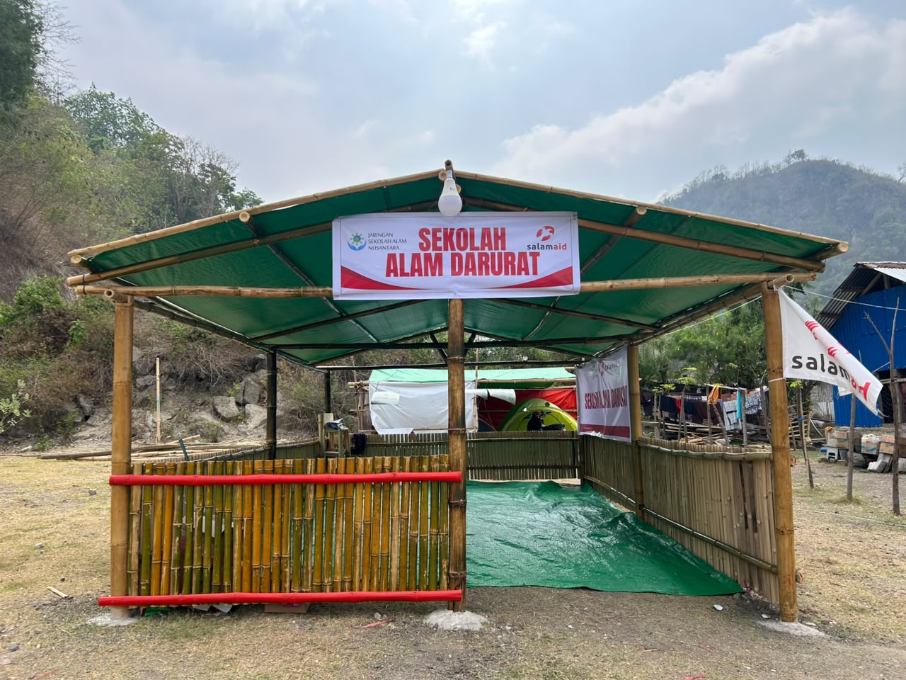 Sekolah Alam Darurat SalamAid Hadir di Batok Reok, Padukan Pembelajaran dan Kesiapsiagaan Bencana