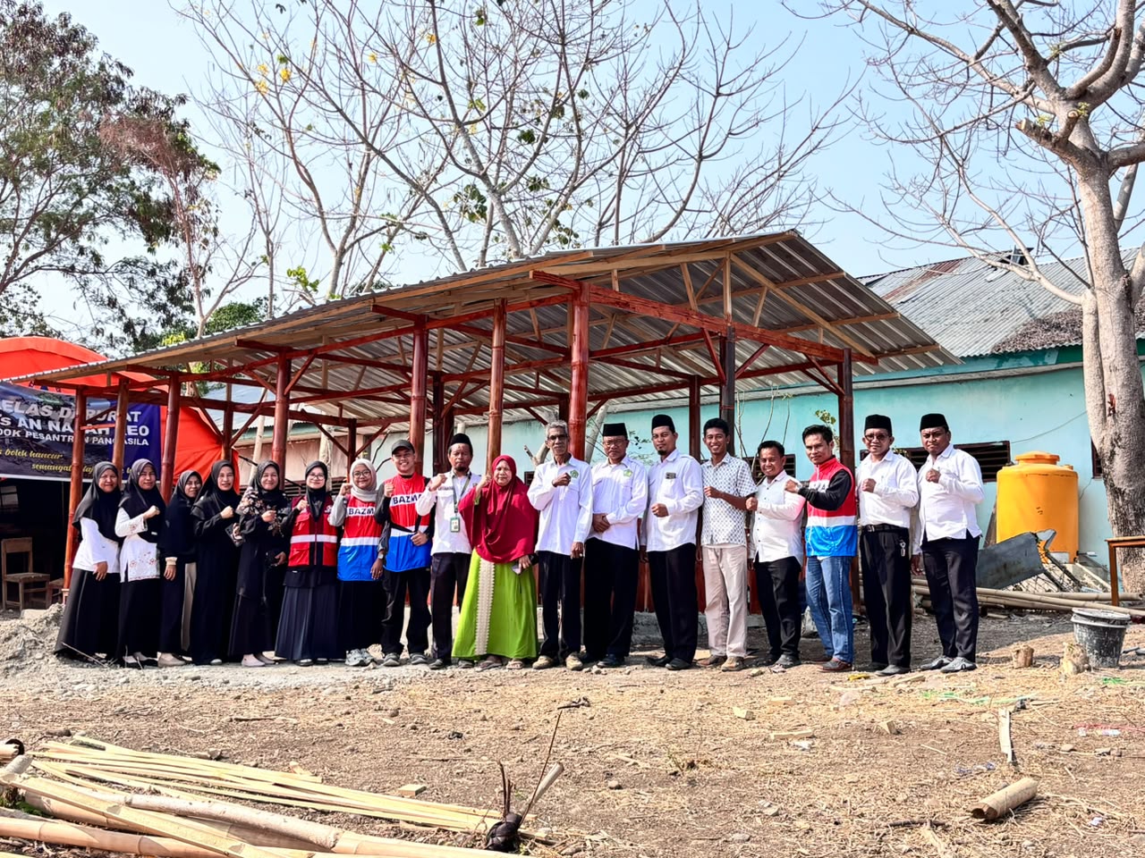 BAZMA dan SalamAid Bangun Sekolah Alam Darurat untuk Anak-Anak Penyintas Gempa NTT
