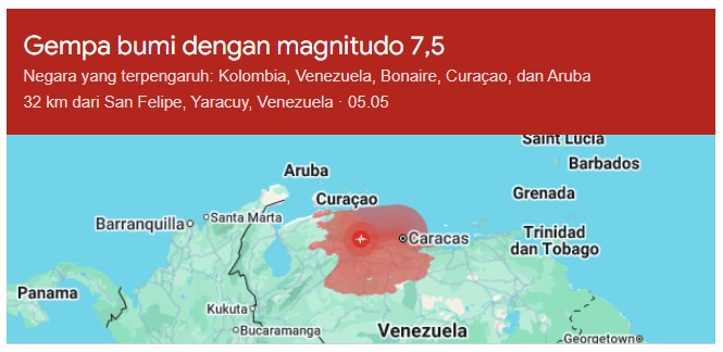 Gempa Kembar Dahsyat Guncang Venezuela: Kerusakan Masif, Puluhan Tewas, dan Sejarah 'Doublet Earthquake' di Dunia