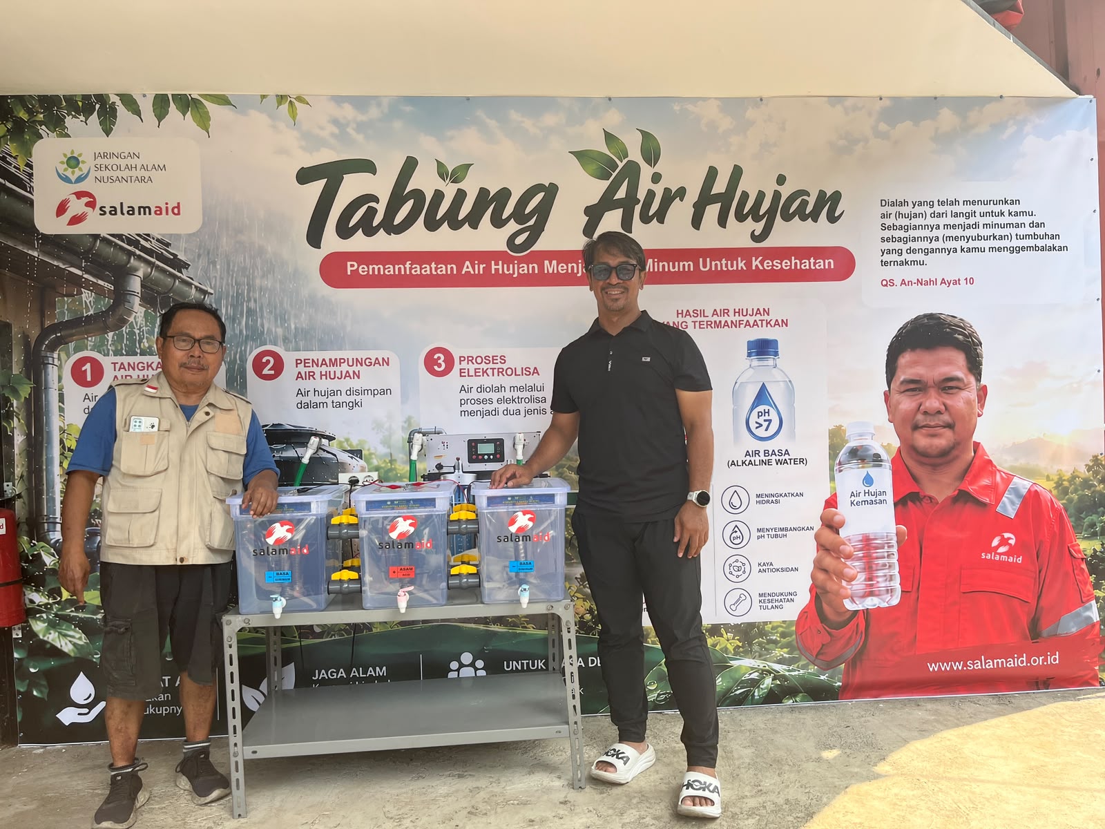Inovasi "Tabung Air Hujan": Salamaid Kembangkan Alternatif Pengolahan Air Berbasis Elektrolisis