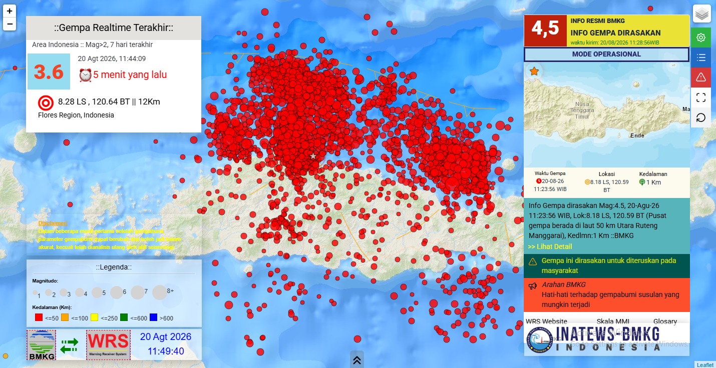 Ribuan Gempa Susulan Guncang Flores, SalamAid Ajak Masyarakat Tetap Waspada