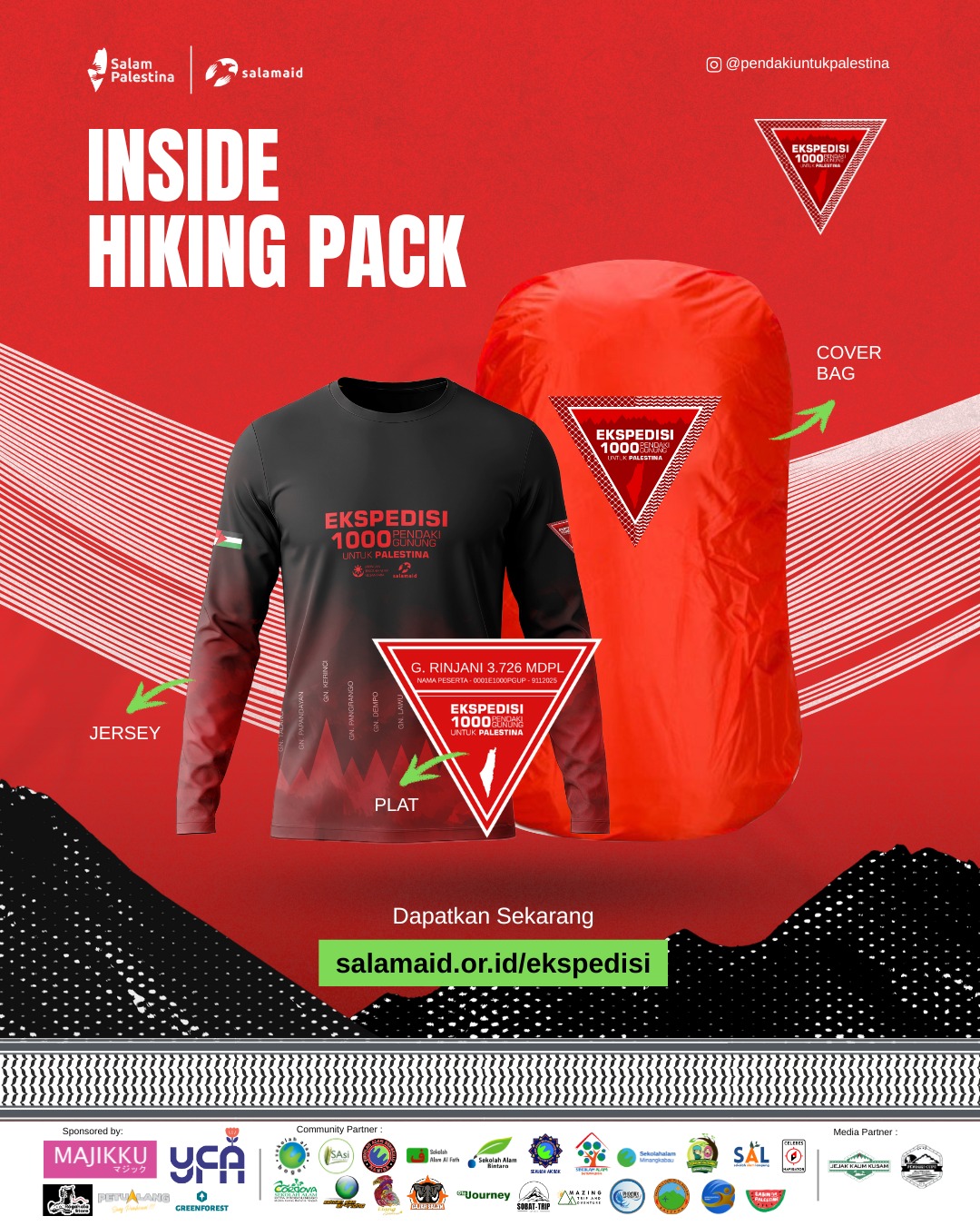 Inside Hiking Pack